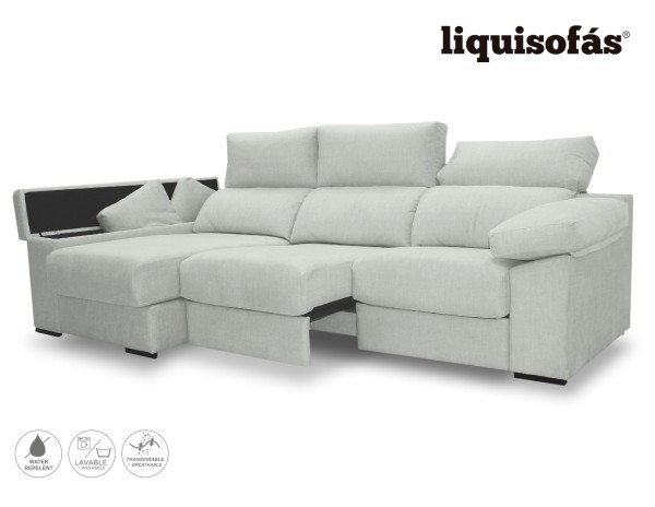 CHAISELONGUE DESLIZANTE FRONTAL Y RECLINABLE MOD. DULCE
