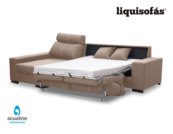 SOFÁ CHAISELONGUE CAMA CON SISTEMA...