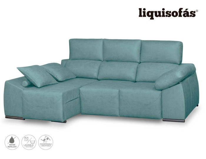 CHAISELONGUE DESLIZANTE AL SUELO Y RECLINABLE MOD. BOCA