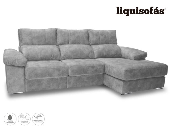 CHAISELONGUE DESLIZANTE FRONTAL Y RECLINABLE MOD. PELICANO