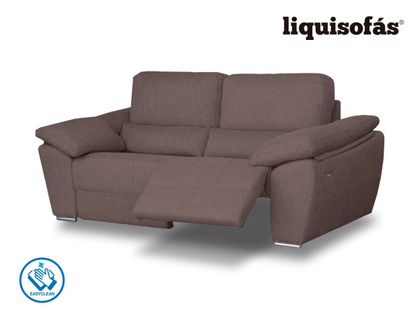SOFÁ 3 PLAZAS RELAX ELÉCTRICO Y RECLINABLE MOD. WAYNE