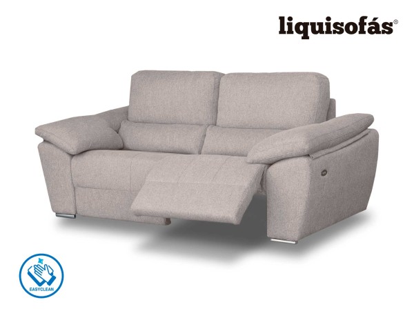 SOFÁ 3 PLAZAS RELAX ELÉCTRICO Y RECLINABLE MOD. WAYNE