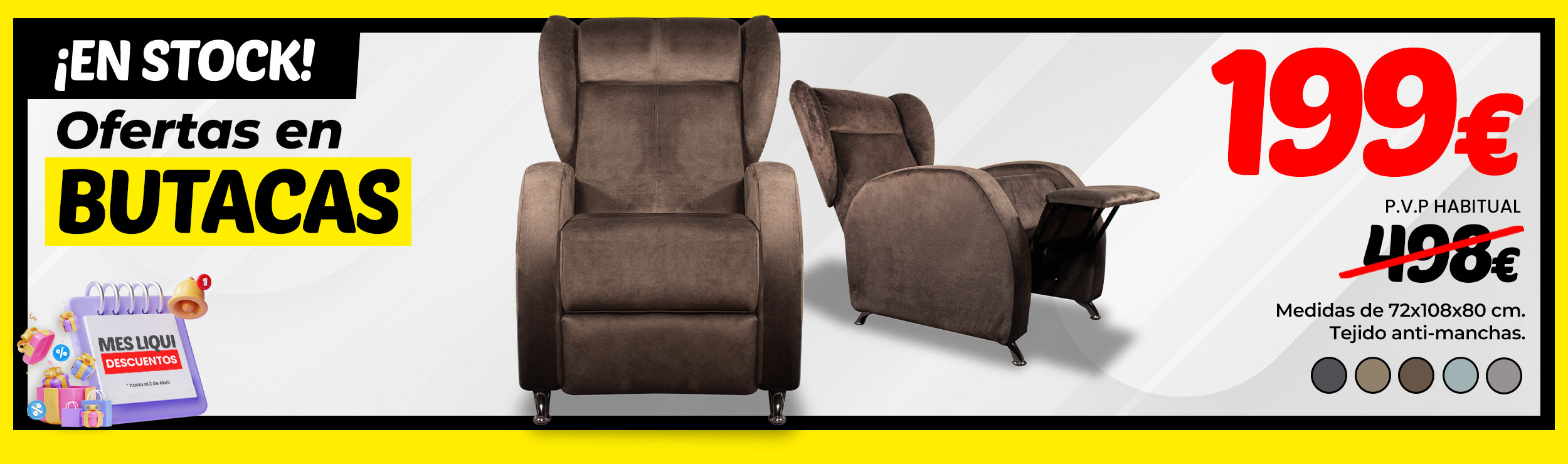 sillones relax liquidacion