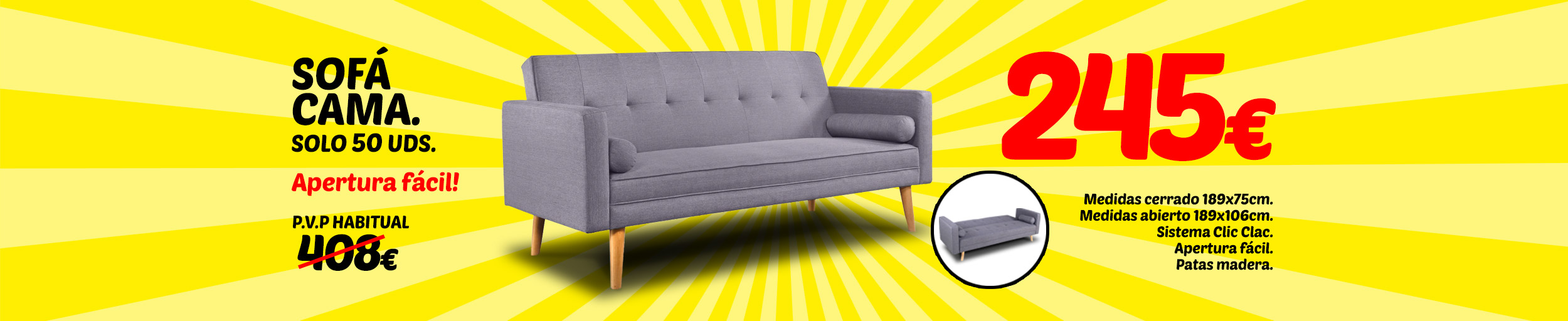 sofa cama oferta